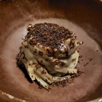 Spaghetti with very umami sauce at 28 Posti in Milan