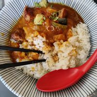 Vegan japanese curry at Mecha Uma in Avignon