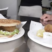 Delicious food at Vegan Summer Fest, by Nomet  at Nomet  in Bruges