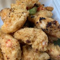 Salt and pepper shrimp at Kuki in Hanover