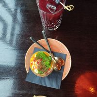 Espresso, Panacotta Coconut and Mocktail at Creasian in Wolfsburg