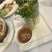 Spring rolls  at Loving Hut in Elk Grove