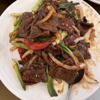 Mongolian wonder - yummy   at Loving Hut in Elk Grove