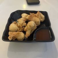 Wontons. I forgot to take a picture of the Mongolian Wonder oops.   at Loving Hut in Elk Grove