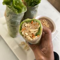 Yummy Summer Rolls - LOVE!!!  at Loving Hut in Elk Grove