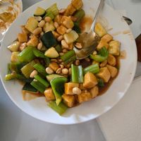 Kung Pao chikin.  Could have used a little more heat. at Loving Hut in Elk Grove