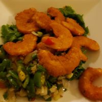 Shrimp at Loving Hut in Elk Grove