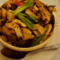 This one was good! It got rice and clear noodles in the bottom at Loving Hut in Elk Grove