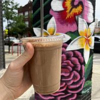 Coffee smoothie   at Khepri Cafe in Chicago