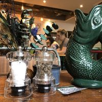 fish shaped water jugs! at Wright's in Bury St Edmunds