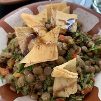 Lentil salad mezze  at Beyrouth in Tours