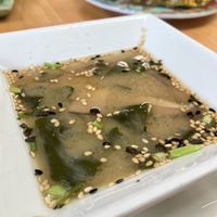Miso mushroom soup  at Cafe Ono in Volcano