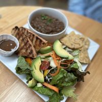 Lentil special  at Cafe Ono in Volcano