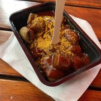 Vegan currywurst at My Curry Wurst in Cologne