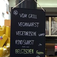 Sign at My Curry Wurst in Cologne