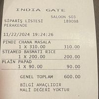   at India Gate in Trabzon