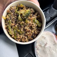 Spicy Broccoli & Mushroom Rice bowl  at My V Spot in Jacksonville