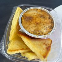 Vegan Crab bake with naan  at My V Spot in Jacksonville