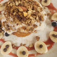 pancakes at Gracias Vida in La Guajira