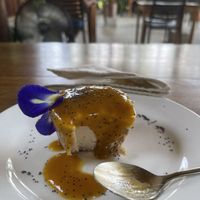 Cheesecake   at Gracias Vida in La Guajira