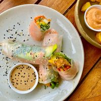 Rouleaux printaniers👌  at Gracias Vida in La Guajira