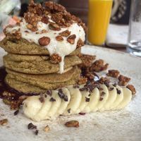 Power Pancakes  at Gracias Vida in La Guajira