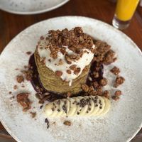 Pancakes  at Gracias Vida in La Guajira