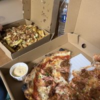   at Woody's Pizza in Hebden Bridge