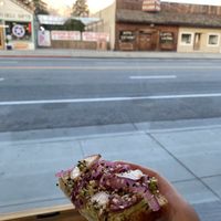Avocado toast  at Vibras Juice Bar in Lone Pine
