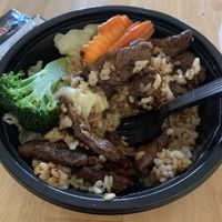 Plant based steak at WaBa Grill in Ontario