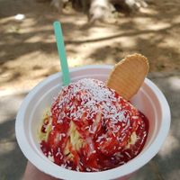 So lecker! at Eiscafe Olimpio in Frankfurt