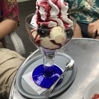   at Eiscafe Olimpio in Frankfurt