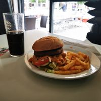 Burger - not on the menu at Øverlies Kafe - Zeki Cataltepe in Lillehammer