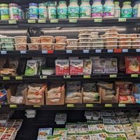Tofu and other vegan cooler items at Woodman's in Appleton