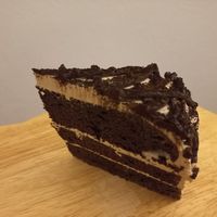 Choc peanut butter slice at MOODs  in Chiang Mai