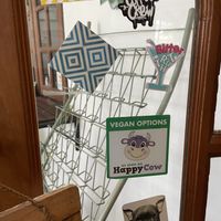 Happy cow sticker!  at MOODs  in Chiang Mai