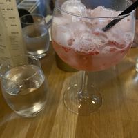 Raspberry refresher mocktail  at La Campagna in Malmesbury