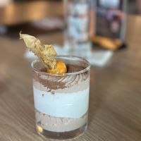 Dessert végane   at Awen in Vannes