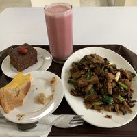 Drinks are awesome and cheesecake  at Loving Hut in Panama City