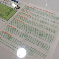 menu  at Loving Hut in Panama City