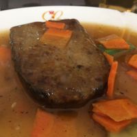 vegan fish with vegetables hot and sour  at Loving Hut in Panama City