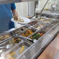 buffet style at Loving Hut in Panama City