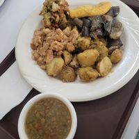 my big meal for 7$ at Loving Hut in Panama City