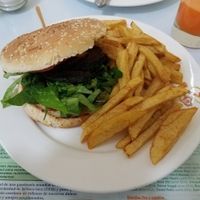 Fake Fish Sandwich at Loving Hut in Panama City