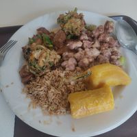 Lunch from the buffet at Loving Hut in Panama City