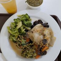 The lunch items I chose on the day I went at Loving Hut in Panama City