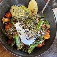 Super greens quinoa bowl   at George Jones Eatery in Pascoe Vale