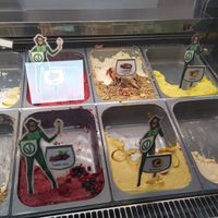 Vegan ice labeled as vegan! at Sereny Ice Cream in Pula