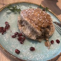 Oatmeal pancakes (strong banana taste)  at Go Vegan Cafe in Batumi