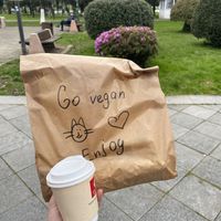   at Go Vegan Cafe in Batumi